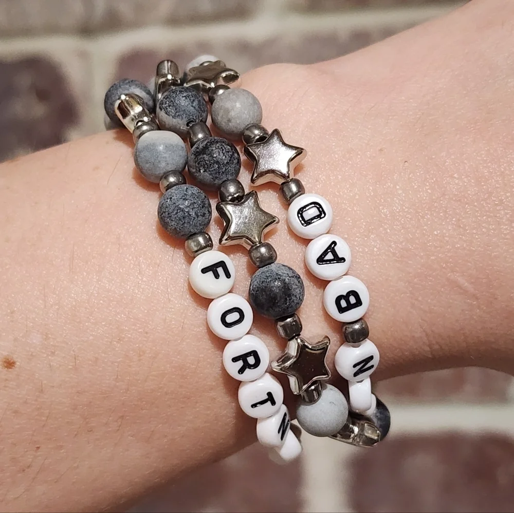 Tortured Poet Friendship Bracelets Set Of 3 w/ Charm_4